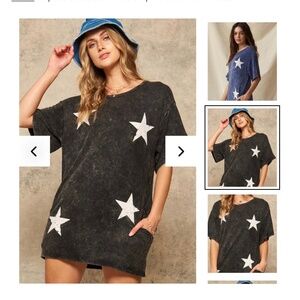 Star tshirt dress
